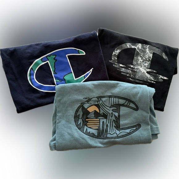3 Champion T-shirts, Men’s Large - Picture 1 of 3